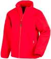 RS901B R901Y Result Recycled Kids Two Layer Printable Soft Shell Jacket Red colour image